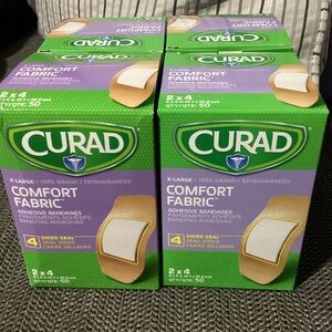 Curad Comfort Adhesive Bandages, 2" X 4" (5.1 Cm X 10.2 Cm), Box of 50 (4)